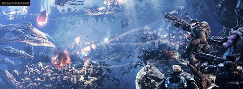 Gears of War III 2 Facebook Cover
