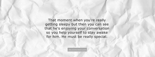 Getting Sleepy Moment Facebook Cover