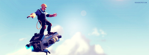 Team Fortress II Video Game Facebook Cover
