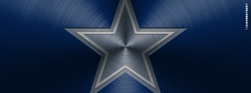 Dallas Cowboys Aluminum Logo Facebook Cover  Facebook Cover
