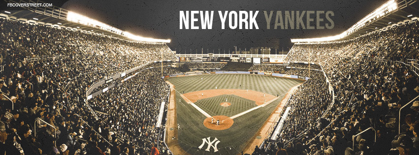 New York Yankees Stadium Crowd Facebook Cover