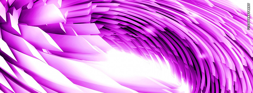Abstract Waves of Purple Squares  Facebook Cover