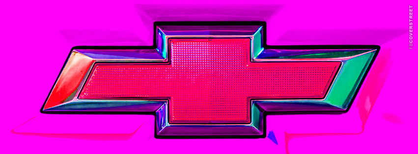 Chevy Emblem Pink  Facebook Cover