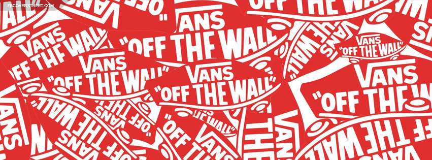 Vans Off The Wall Skateboard Logos Facebook Cover