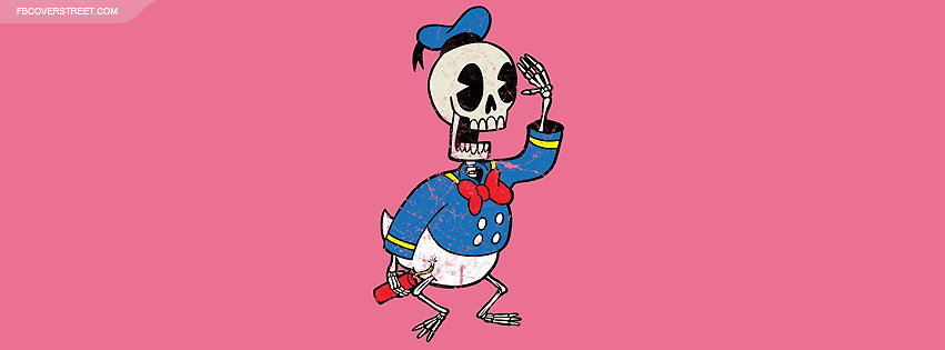 Skeleton Donald Duck Wallpaper