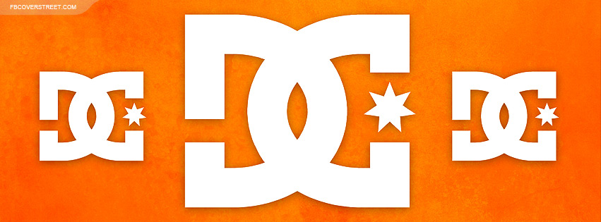 DC Shoes Logos Huge Orange Wallpaper