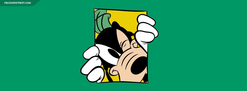 Goofy Peeking Through Cover  Wallpaper