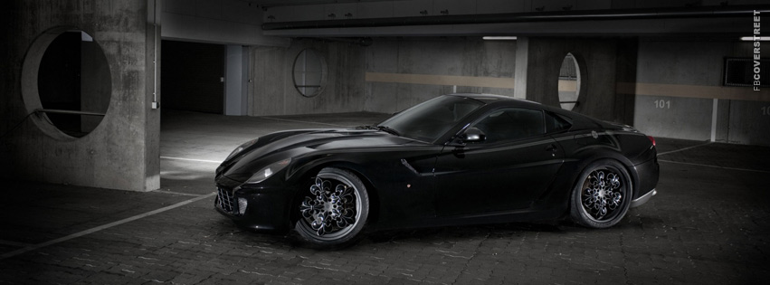 Ferrari 599 Black  Wallpaper