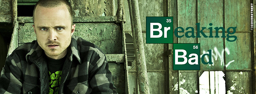 Jesse Pinkman Photo and Breaking Bad Logo Wallpaper
