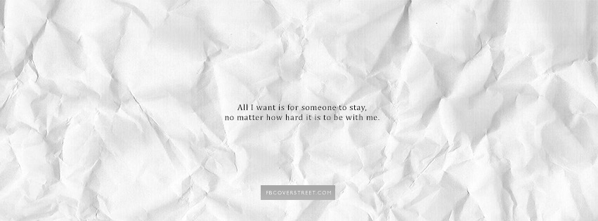 All I Want Is For Someone To Stay Wallpaper