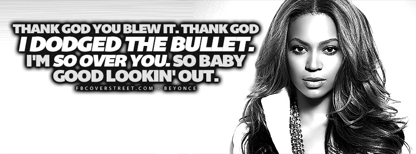 I Dodged The Bullet Beyonce Lyrics Quote Wallpaper