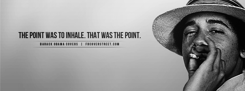 Barack Obama Inhale Quote Wallpaper