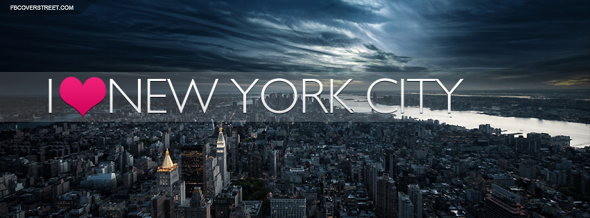 I Heart New York City Dark Stormy Wallpaper