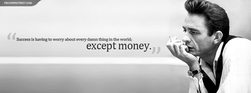 Johnny Cash Success Quote Facebook Cover