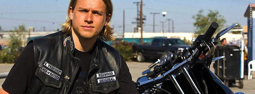Jax Teller Sons of Anarchy Bike Pose Cover  Wallpaper