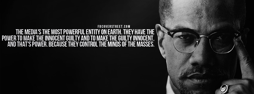 Malcom X The Media Quote Picture