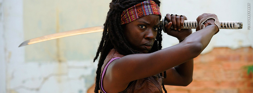 Michonne The Walking Dead Facebook Cover Photo  Wallpaper