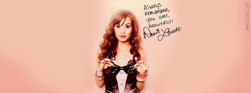 Always Remember You Are Beautiful Demi Lovato  Wallpaper