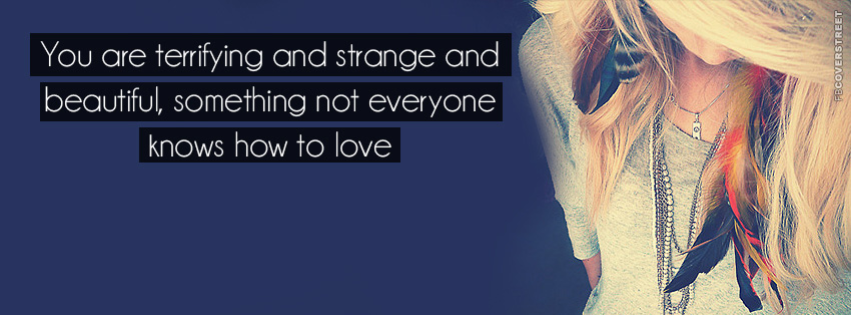 You Are Terrifying and Strange  Wallpaper