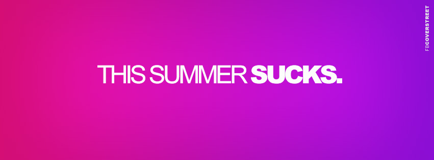 This Summer Sucks Girly Summer Quote Wallpaper
