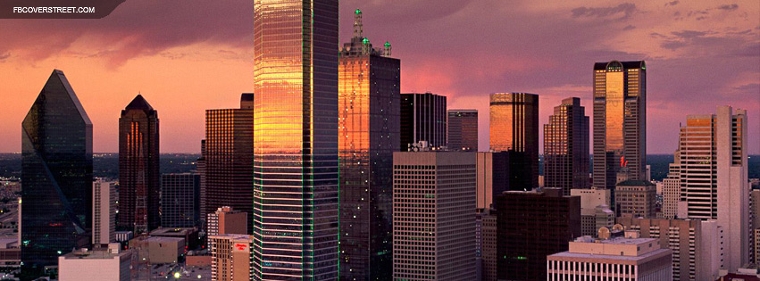 Houston Sunset Skyline  Wallpaper
