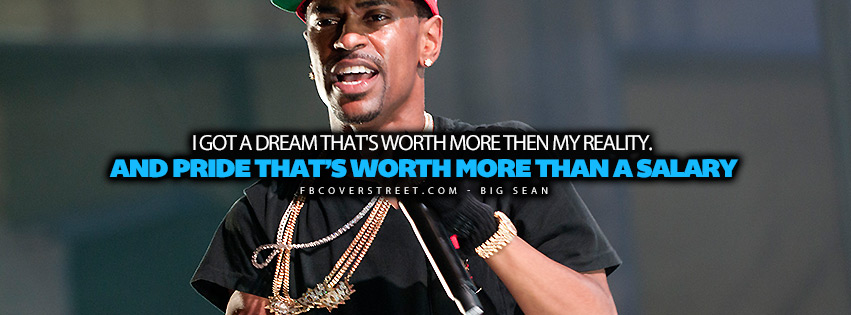 Worth More Than A Salary Big Sean Quote Lyrics  Wallpaper