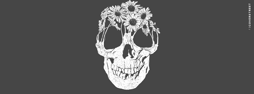 Flowering Skull  Wallpaper