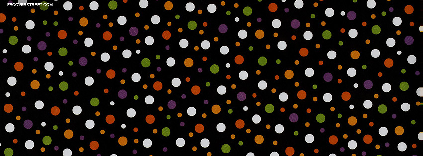 Halloween Colored Dots Pattern Wallpaper
