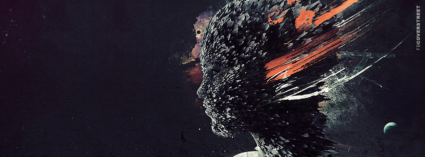 Shattering Face Artwork  Wallpaper