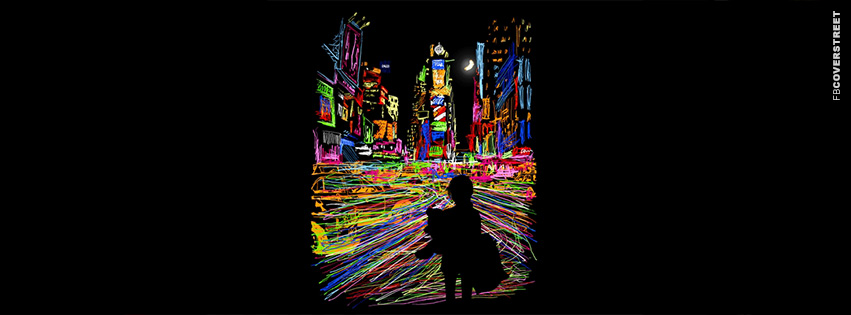 Chalk Colored Times Square  Wallpaper