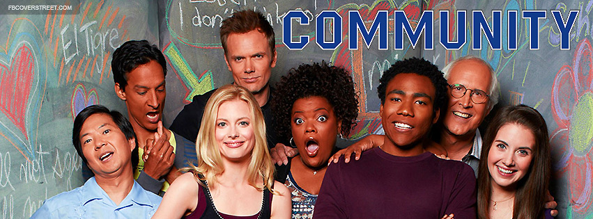 Main Cast Community TV Show Wallpaper