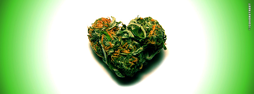 Green Marijuana Heart Shaped Hydro Nugget Wallpaper