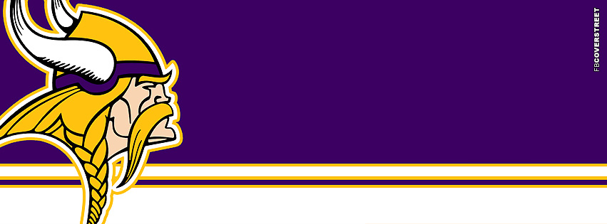 Minnesota Vikings Horizontal Striped Logo Cover  Wallpaper