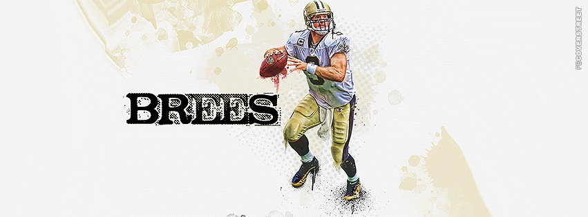 Drew Brees New Orleans Saints Artwork Cover  Wallpaper