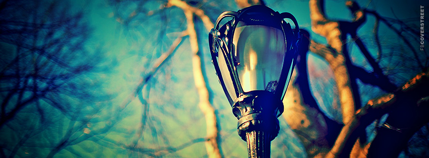 Autumn Lightpost  Wallpaper