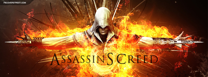 Assassins Creed Spread Arms On Fire Picture