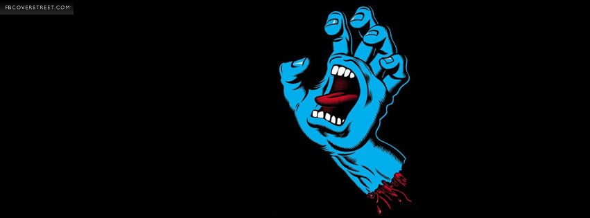 Skateboarding Logo Mouth Hand  Wallpaper