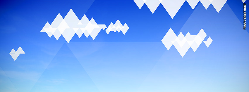 Triangle Clouds Landscape  Wallpaper