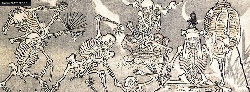 Partying Skeletons  Wallpaper