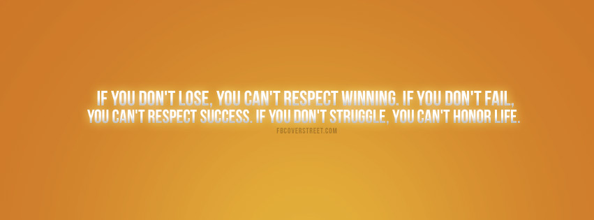 Lose To Respect Winning Quote Wallpaper