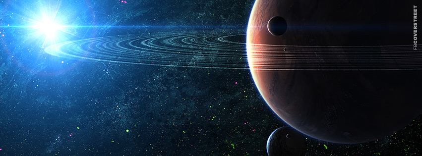 Ringed Planet In Space  Wallpaper