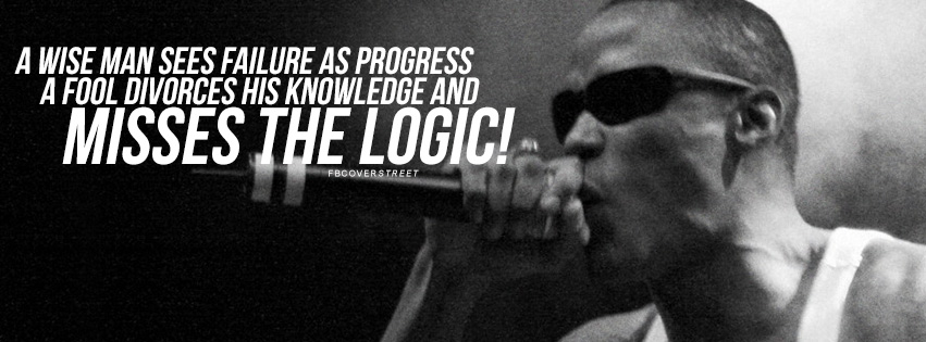 A Wise Man Sees Failure As Progress Canibus Quote Wallpaper