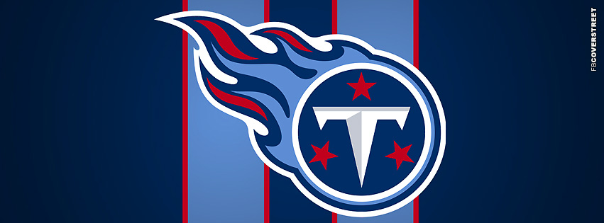 Tennessee Titans Striped Logo Facebook Cover  Wallpaper