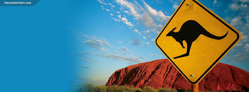 Australia Kangaroo Crossing Wallpaper