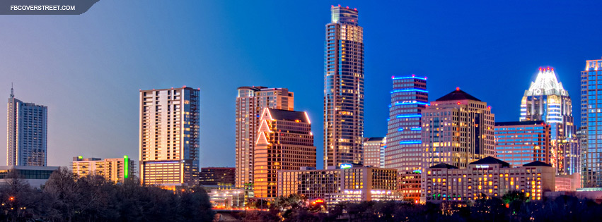 Austin Texas City Night Lights  Wallpaper