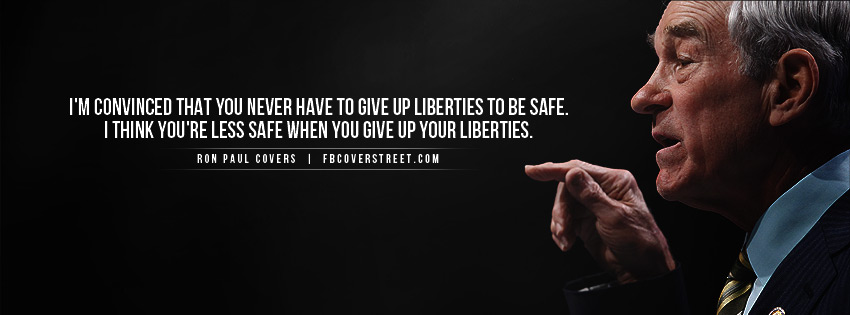Ron Paul Liberty For Safety Quote Wallpaper