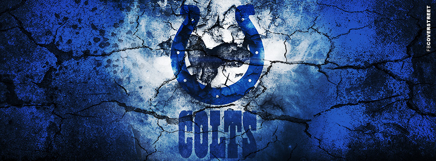 Indianapolis Colts Grunged Logo Cover  Wallpaper