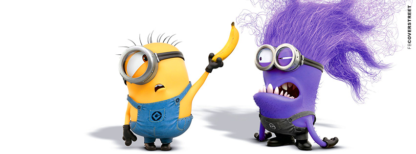 Despicable Me Minion and Purple Animal  Wallpaper