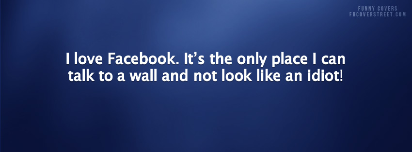 Facebook Talk To A Wall Picture