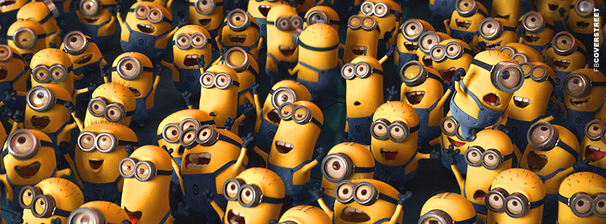 Despicable Me Minions Crowd  Wallpaper